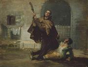 Francisco de Goya, Friar Pedro Clubs El Maragato with the Butt of the Gun